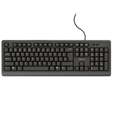 Trust Primo Teclado USB QWERTY Español Negro Trust Primo Teclado USB QWERTY Español Negro